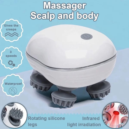 Purrfect Electric Cat Massager | Waterproof Relaxing Grooming & Massage Device