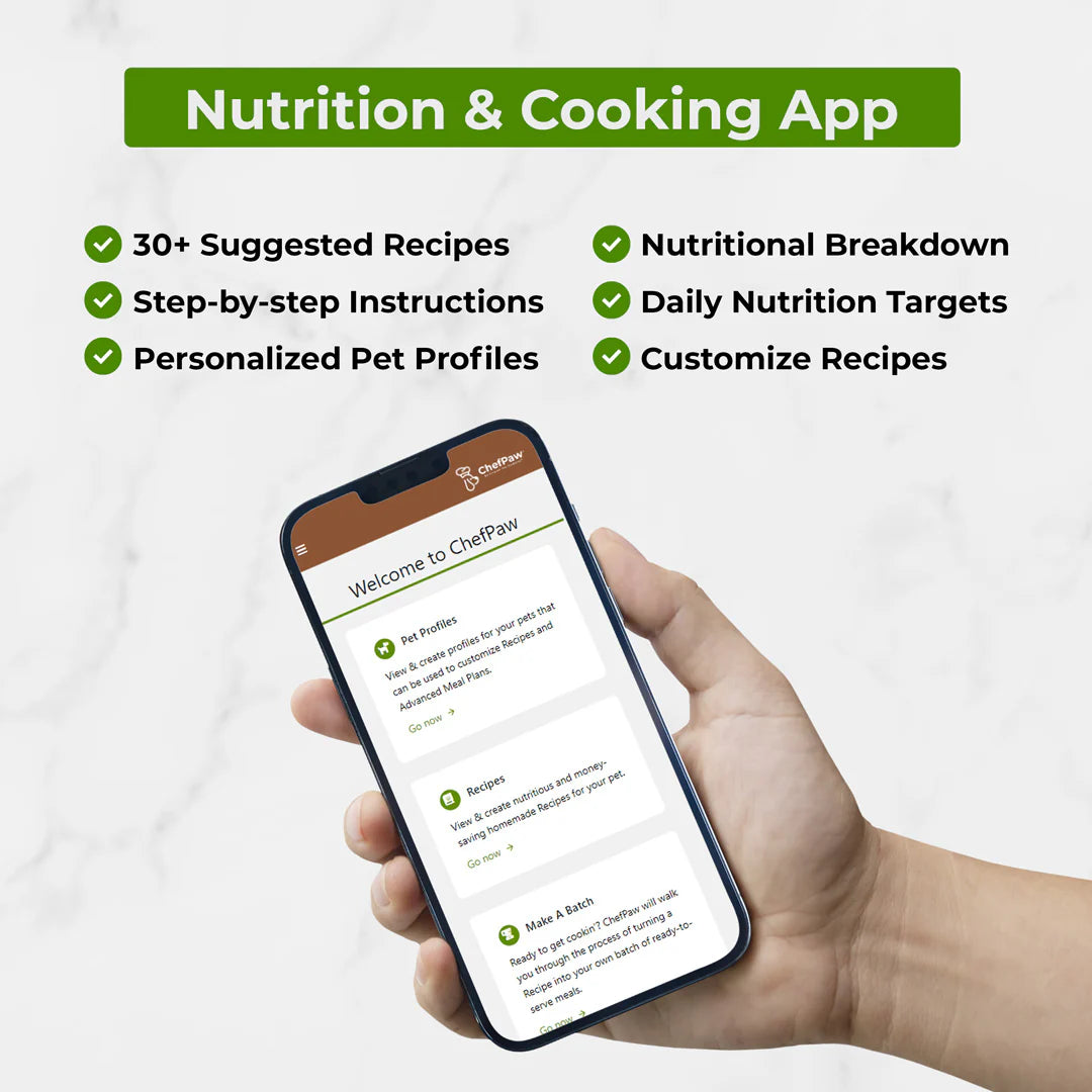 Smart Pet Food Maker for Dogs & Cats | Easy Homemade Meal Prep
