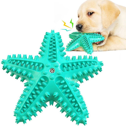 Dogs Tooth Cleaning Chew Funny Interactive Training Starfish Toy