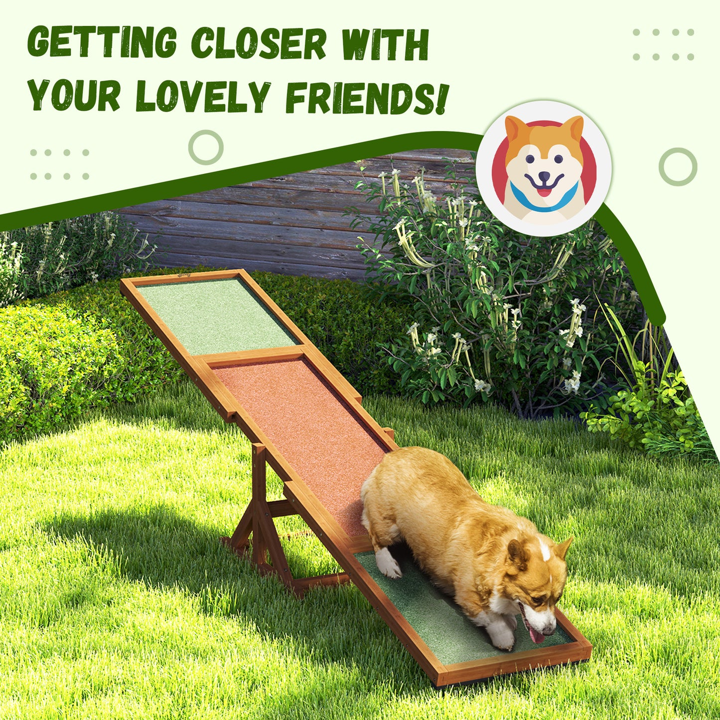 Wooden Dog Agility Seesaw for Training and Exercise