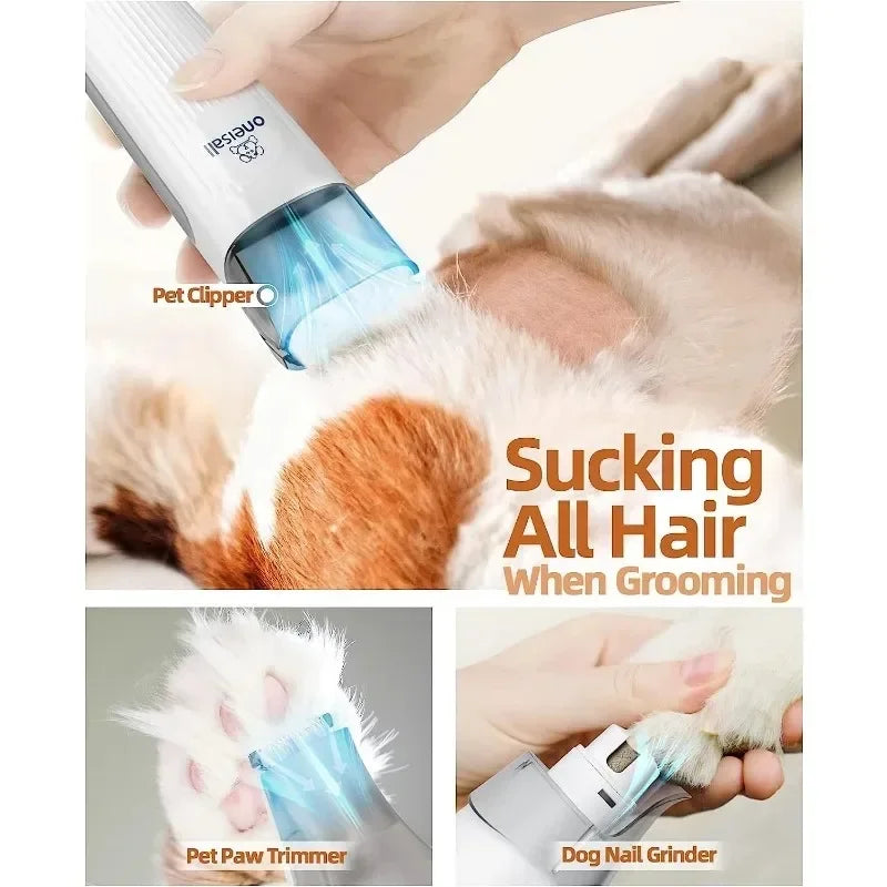 All-in-One Pet Grooming Vacuum Kit for Dogs & Cats | 11000Pa Suction