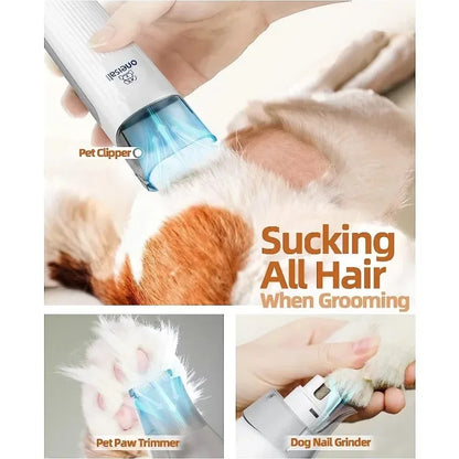 All-in-One Pet Grooming Vacuum Kit for Dogs & Cats | 11000Pa Suction