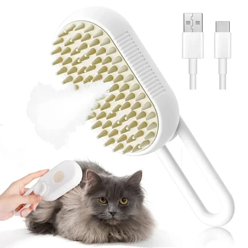 Self-Cleaning Cat & Dog Brush | Loose Hair Removal Grooming Tool