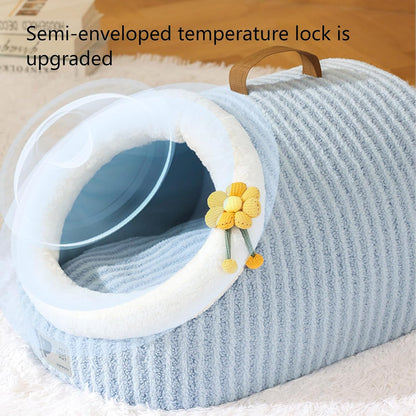 Washable Cushioned Pillow  Calming Cozy Soft Cat Beds