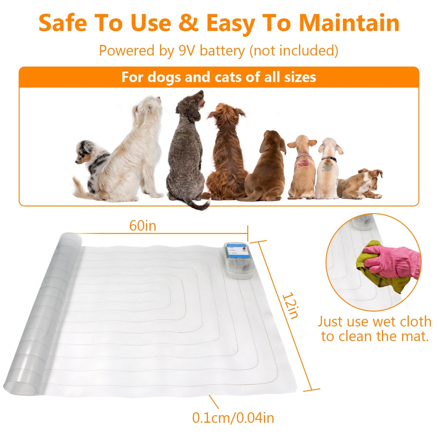 1Pc Electronic Pet Training Mat