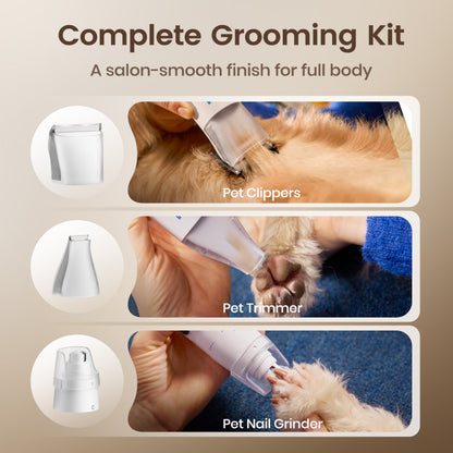 Dog Grooming Vacuum Kit 15000Pa with Clippers