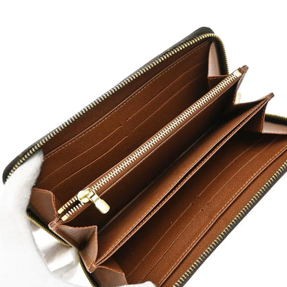 Louis Vuitton Monogram Zippy Long Wallet M60017 – Brown Leather Wallet