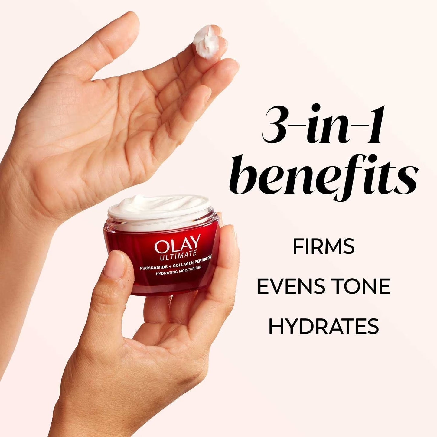 Olay Ultimate 3-in-1 Hydrating Moisturizer 1.7 oz (2 Pack) Facial Moisturizer