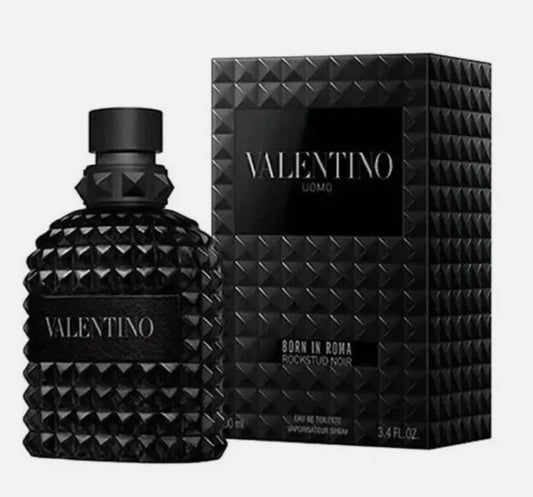 Valentino Uomo Born in Roma Rockstud Noir Eau de Toilette for Men – 100 ml (3.4 oz)