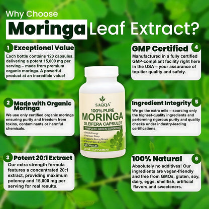 PURE MORINGA OLEIFERA CAPSULES