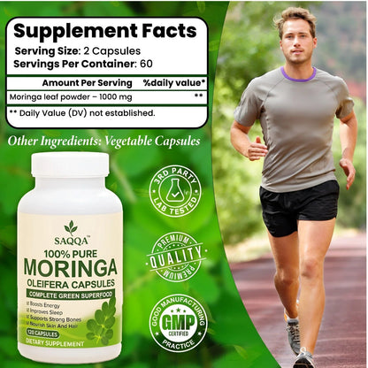 PURE MORINGA OLEIFERA CAPSULES
