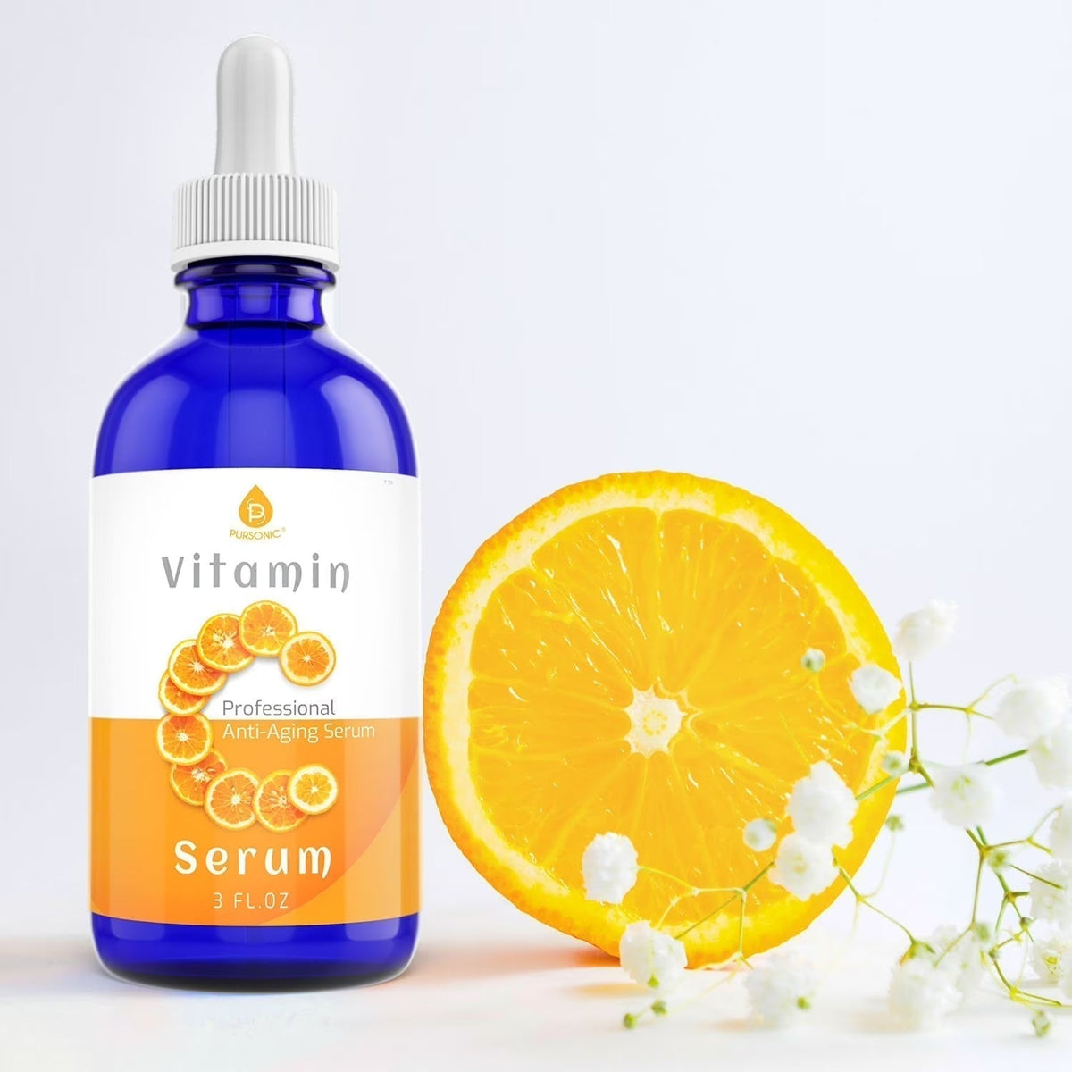 Pursonic Vitamin C Anti-Aging Serum 90ml – Brightening Skin Repair Serum