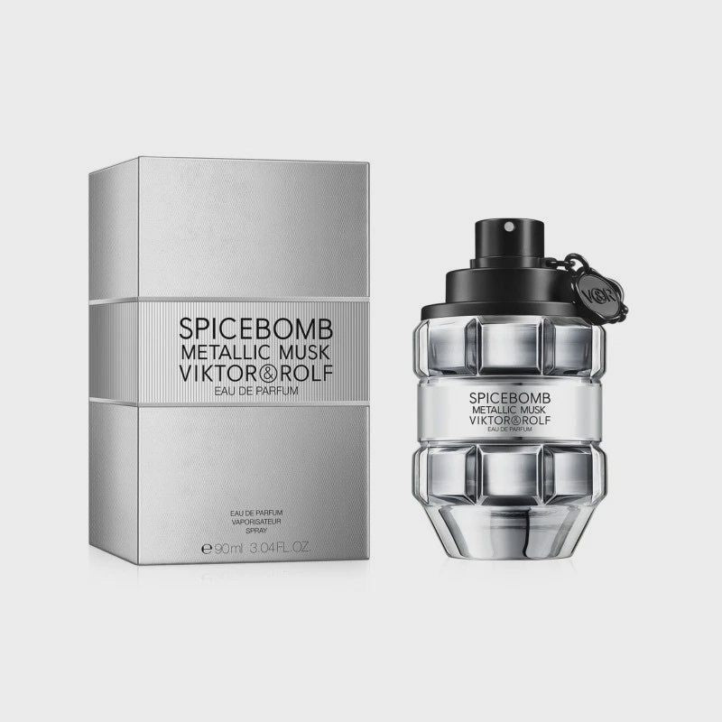 Viktor & Rolf Spicebomb Metallic Musk Eau de Parfum 100ml / 3.4 oz for Men LUXURY PERFUME